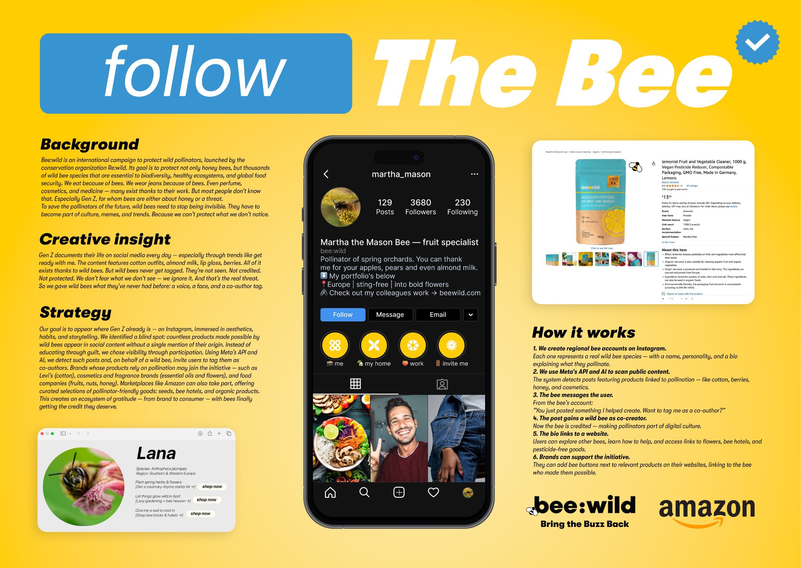 Follow The Bee competition board