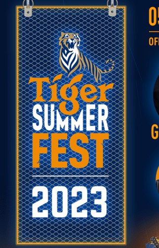 Tiger Summer Fest 2023 poster